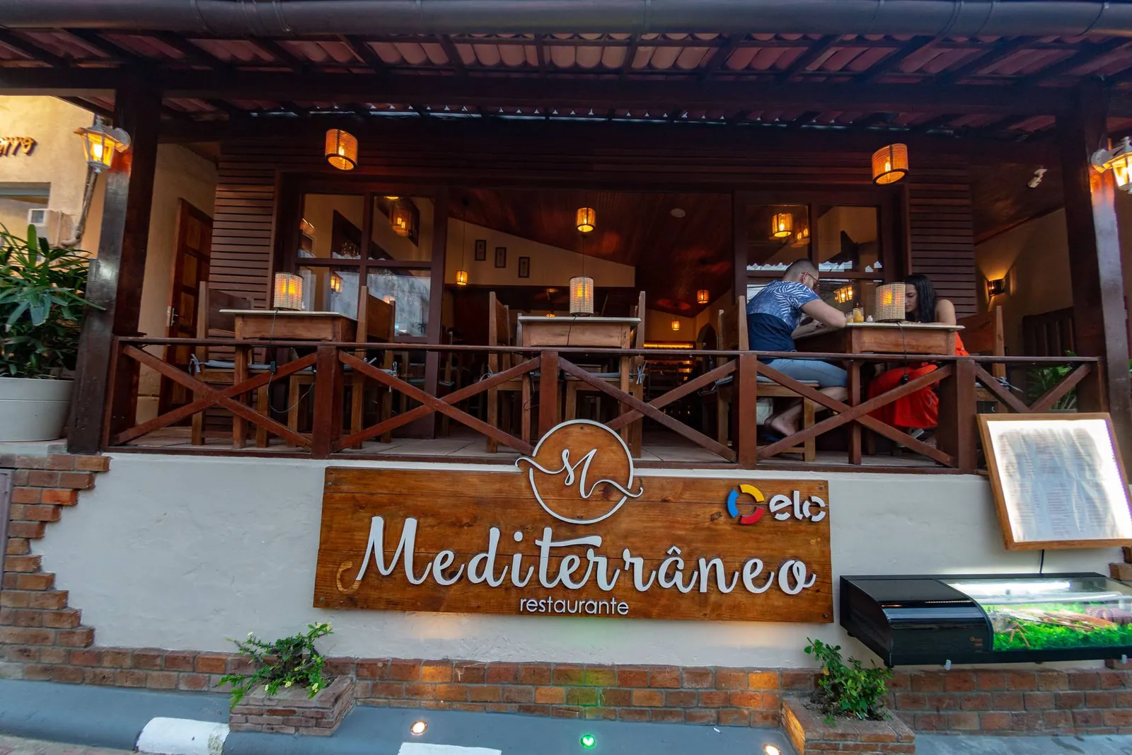 Fachada do Restaurante Mediterrâneo